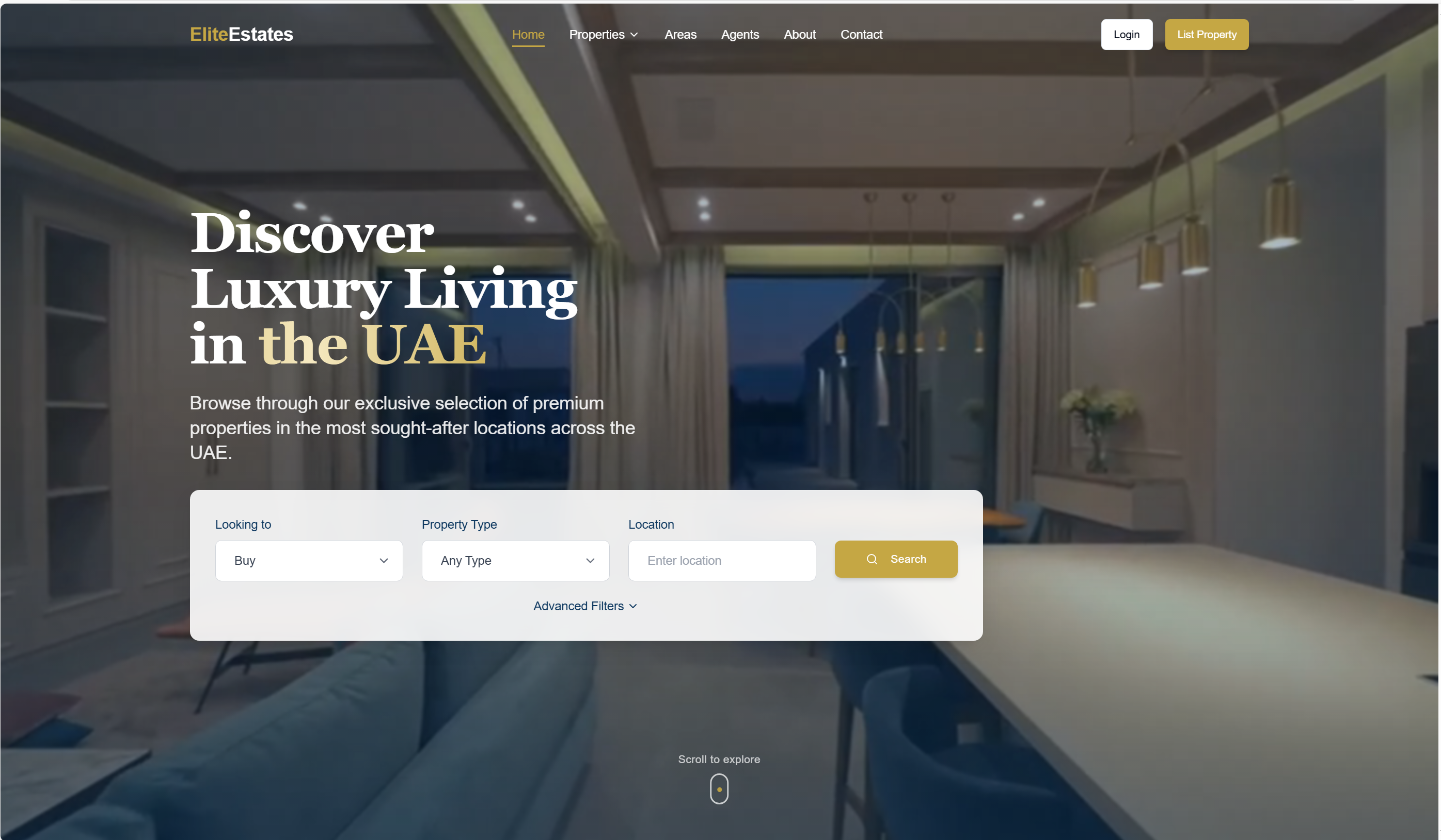 UAE Real Estate Web Application 